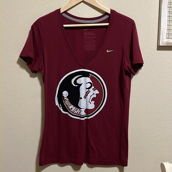 Nike Tops - Nike Women’s FSU Short Sleeve Shirt Size XL